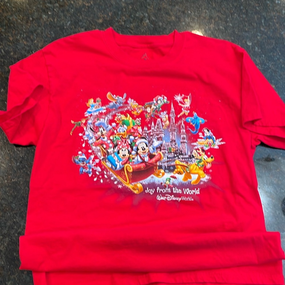 Walt Disney World Christmas t shirt adult medium